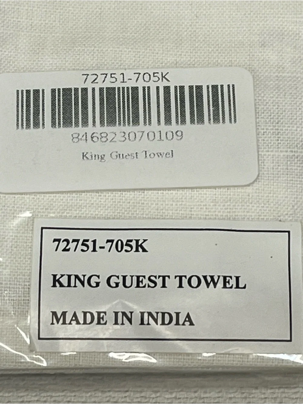 New - Mackenzie Childs KING / QUEEN / MRS / MR cotton/linen guest towel bundle